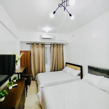Hotel Luxury Twin Bed Room With Balcony Las Pinas-South Residence Manila Exterior photo